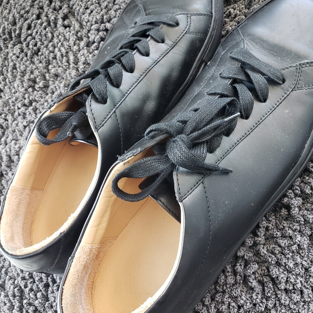 Koio mens black shoes